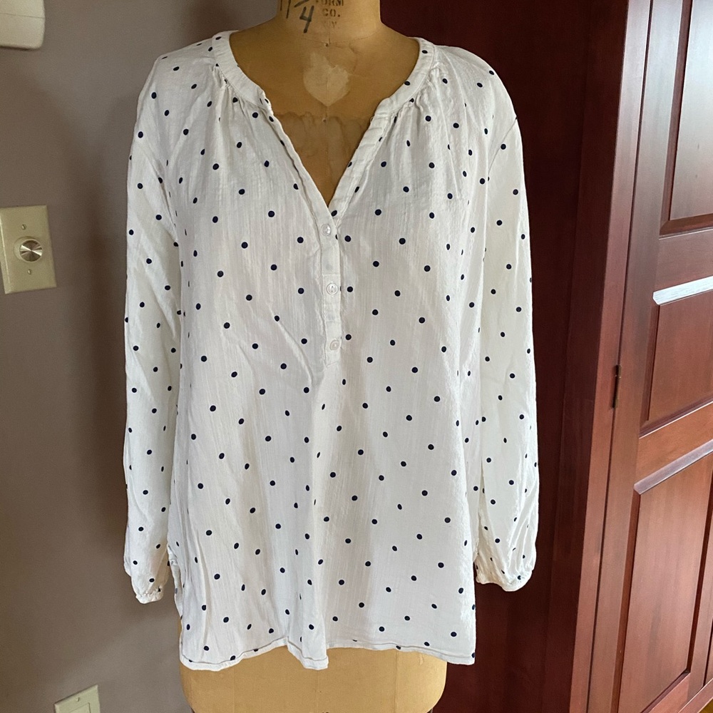 Polka Dot Old Navy Blouse